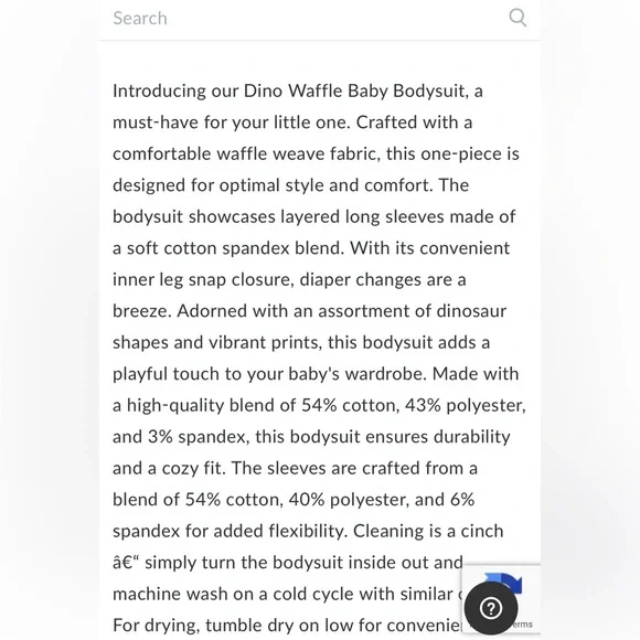 Mudpie Infant Dinosaur Outfit - Picture 7 of 7